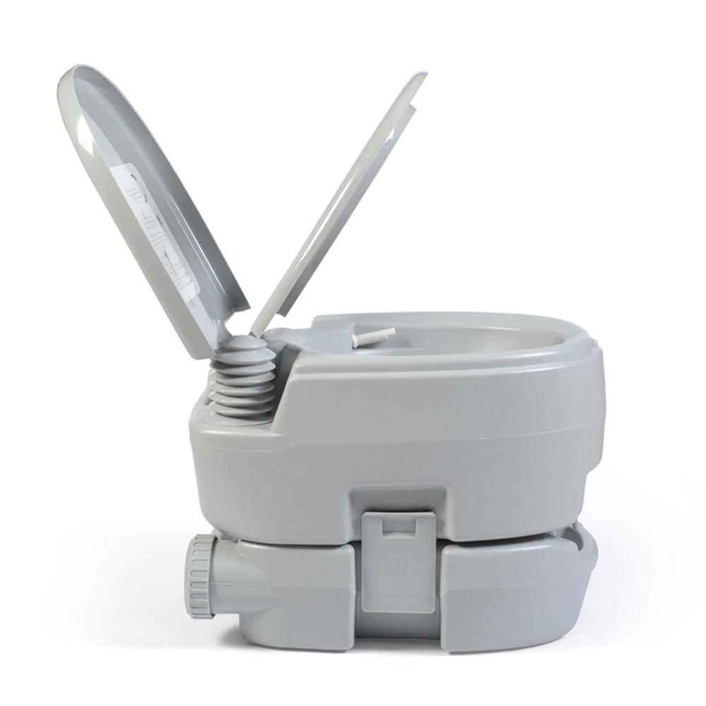 Portable Toilet Push-button Comfortable Flush Toilet Commode Potty Toilet Potty For Travel Camping Hiking Trip Outdoor