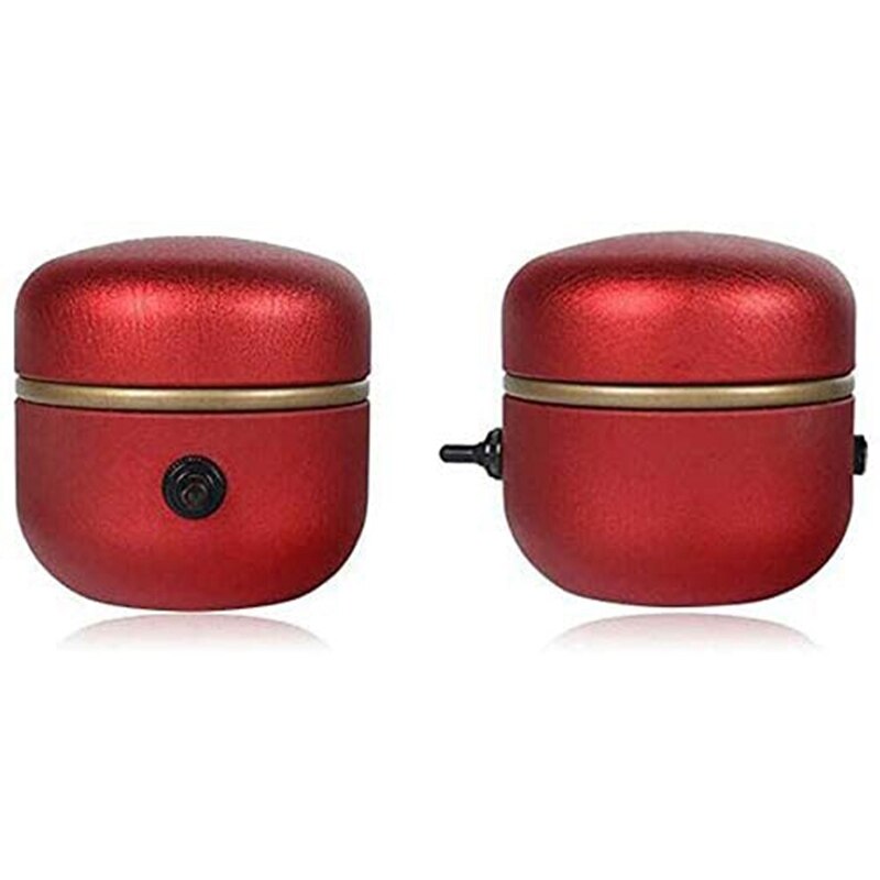 Mini rueda eléctrica de cerámica para niños y adultos, 1500Rpm, herramientas para arcilla, máquina de plástico para bandeja, arte de cerámica (rojo)