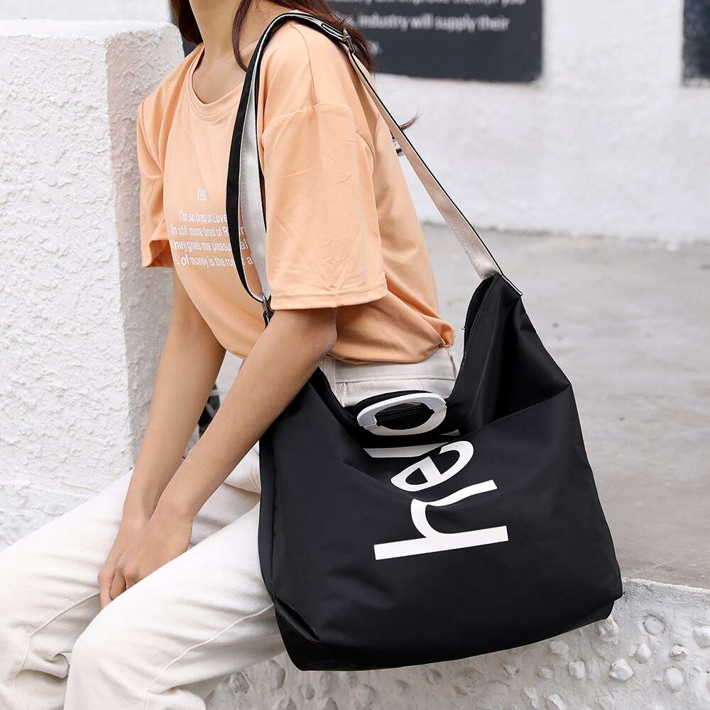 Casual tote letter vrouw crossbody rits zachte schoudertas veelzijdige portemonnees en handtassen vrouwen bolsa feminina