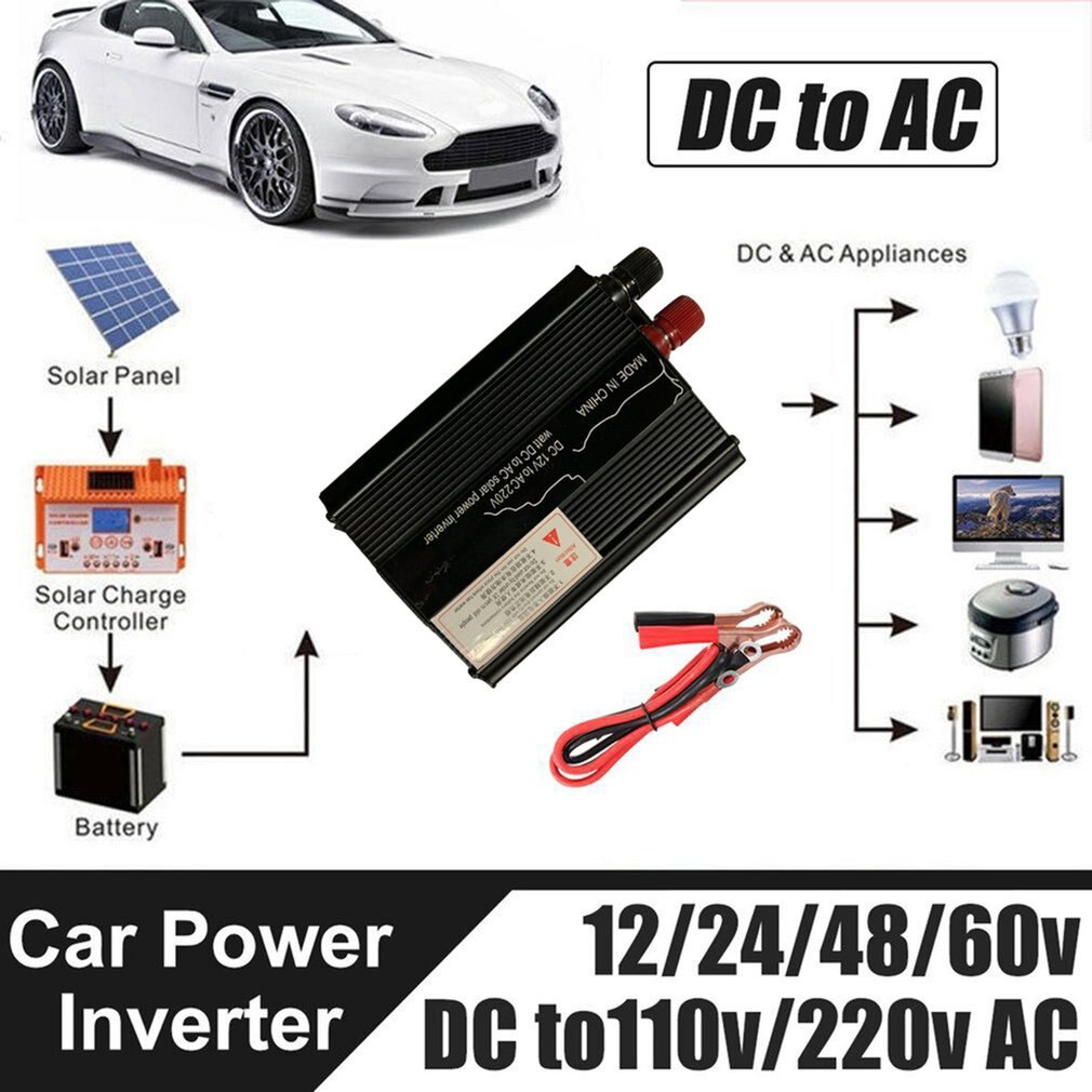 3000W High Power 12V To 220V Power Inverter With USB Port High Conversion Inverter Automatic Protection Power Converter
