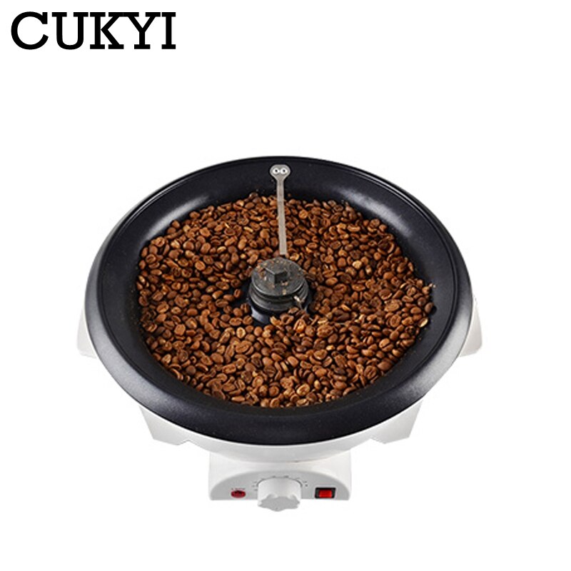 CUKYI-tostador eléctrico de granos de café, herramientas para hornear cacahuetes, máquina para asar palomitas de maíz, secador de granos, recubrimiento antiadherente, 110V/220V