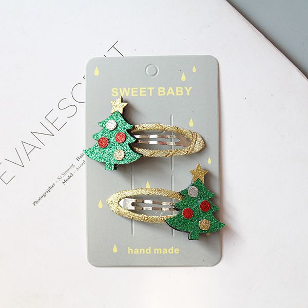 de noël épingle à cheveux ensemble enfants cheveux accessoires de princesse noël épingle à cheveux pince latérale: dot tree