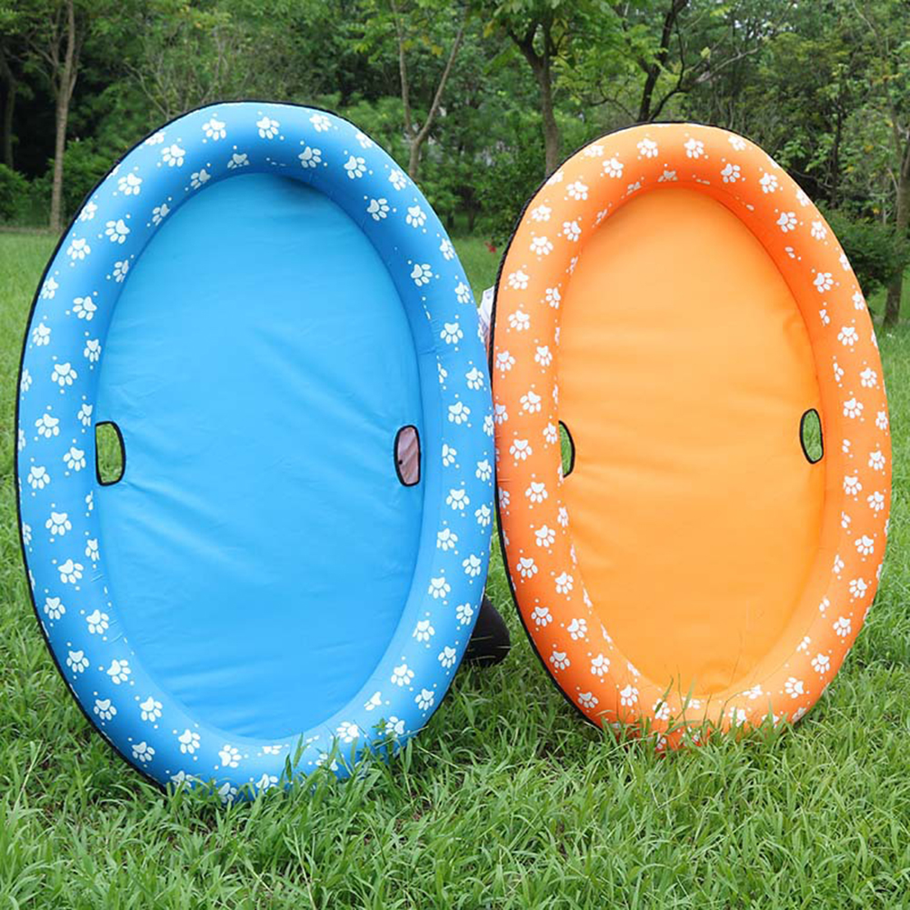 Piscine gonflable pour animaux domestiques, lit de radeau flottant pour chiens et chats, coussin de jeu d&#39;eau, jouet de plage gonflable