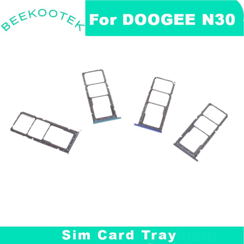 Beekootek Originele Doogee N30 Sim Card Holder Tray Card Slot Voor Doogee N30 Mobiele Telefoon