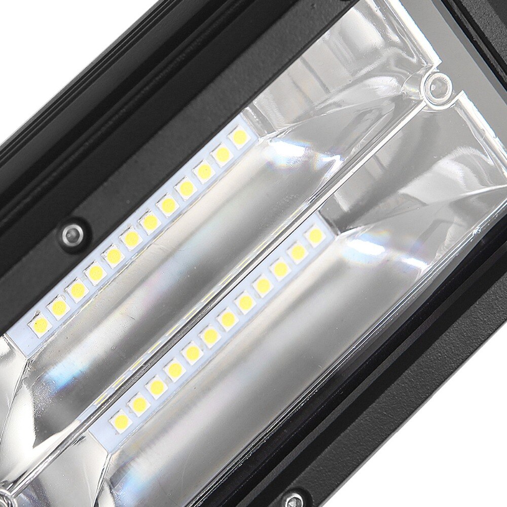 72W OFF-ROAD LED WORK LIGHT 5 INCH CAR MOTORCYCLE SUV TRUCK WHITE YELLOW NIGHT DRIVING FOG LAMP AUXILIARY INDICATOR 9-30V