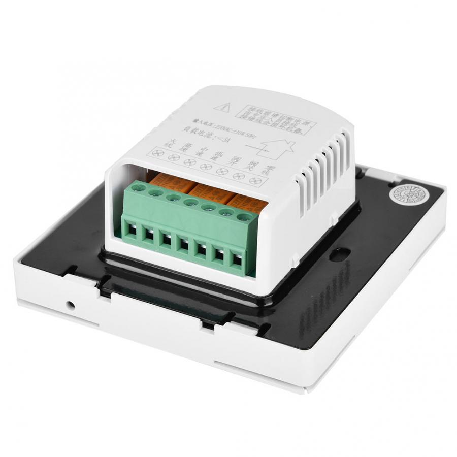 Lcd termostat 806f lcd klimaanlegg viftekonvektor sentral termostat kjøling oppvarming romtemperaturregulator