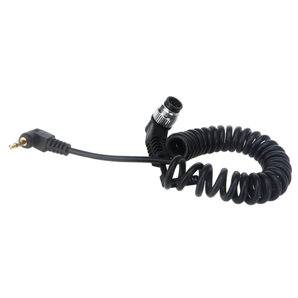 Cable disparador de cámara para Nikon D3X D4 D3 D700 D800 D800E D300S D300 D200 2,5mm, Palstic chapado en oro