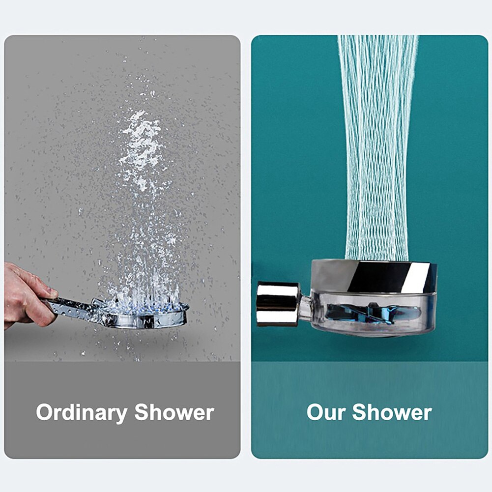 Druckdusche, turboventilator, regendusche, wassersparende duschbrause, duschhalterung, badezimmerzubehör