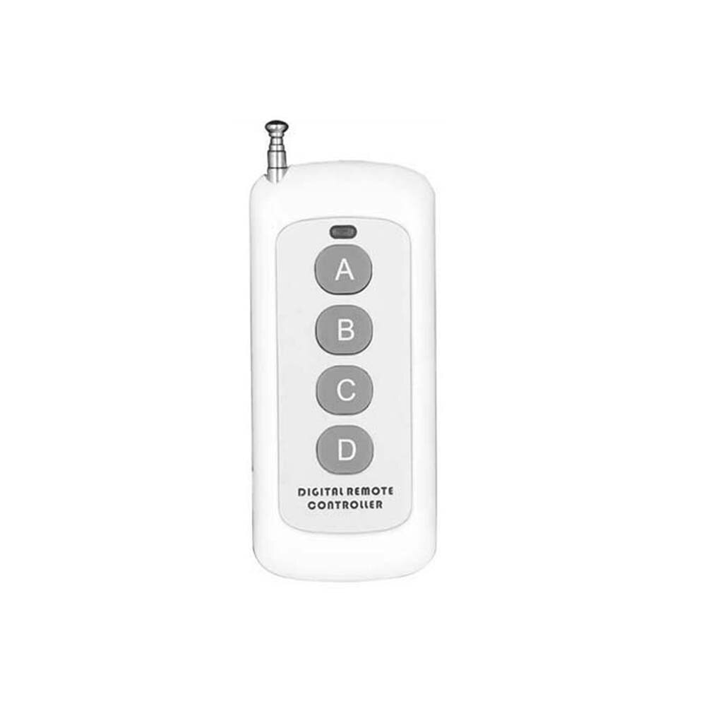 1000m longue portée Distance haute puissance 2CH sans fil télécommande émetteur 2 CH canal RF 433 MHz Portable porte-clés: Rose