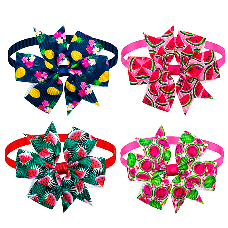 50/100 pezzi proprietà farfallino per cani accessori per cani stile frutta accessori per animali domestici cani animali domestici papillon cravatte moda forniture per cani