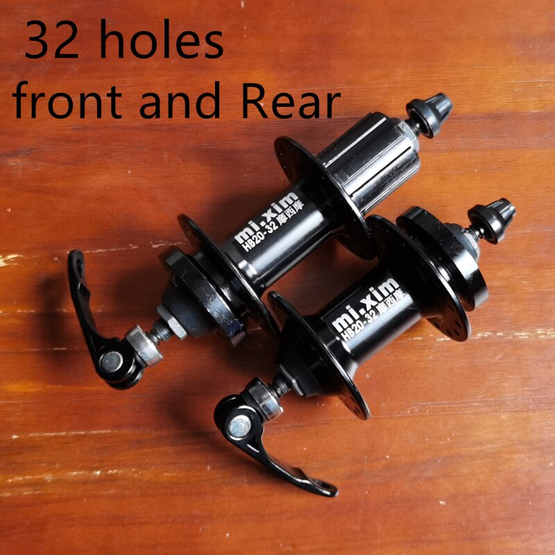 Quick Release bicycle hub disc card brake MTB mountain Front Rear bike hub bicycle hubs 32 36 Holes 7/8/9/10 speed: 32 holes 1 pair