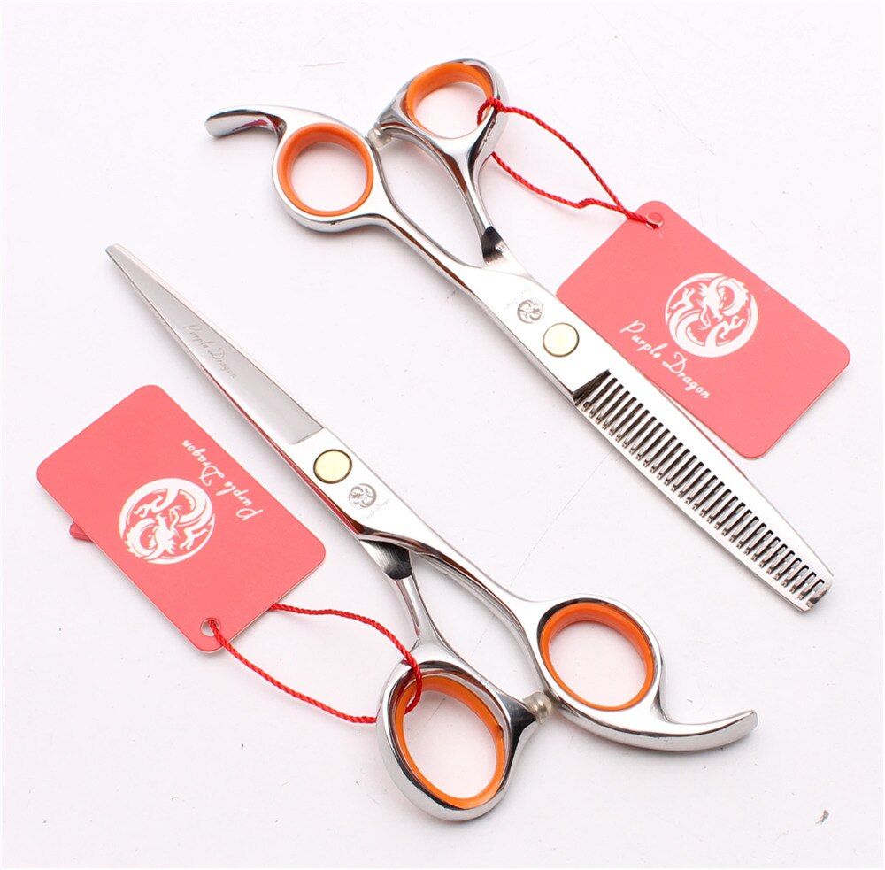 Tijeras profesionales para cortar el cabello, herramienta de estilismo Z1008, 5,5 ", 16cm, JP Purple Dragon: Z1008 Yin D 5.5N