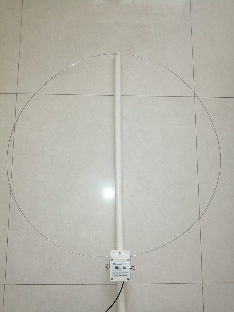 MLA-30 + (plus) 0.5-30mhz anel ativo receber antena de baixo nível de ruído média onda curta sdr loop antena de rádio de ondas curtas