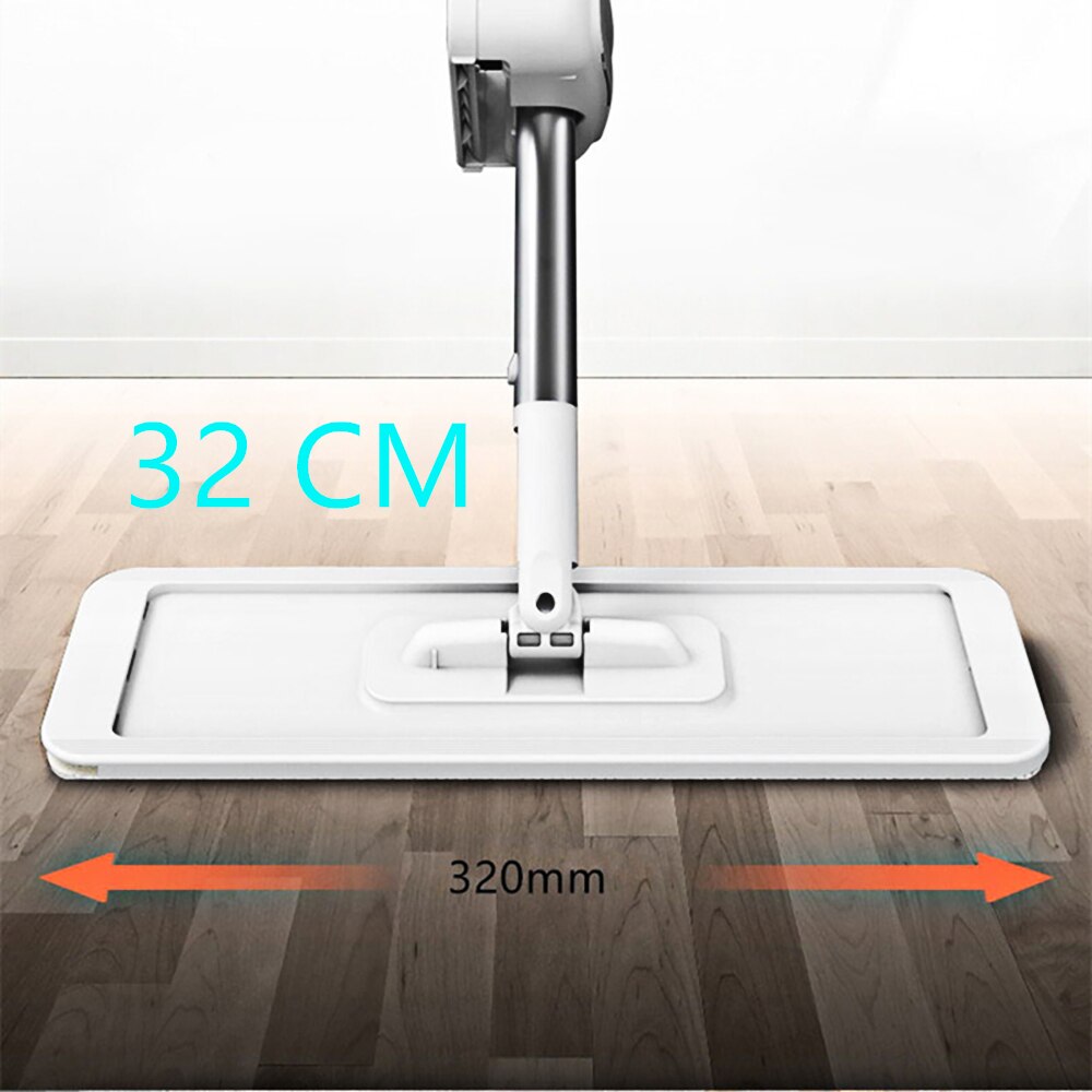 Vadrouille à Essorer Portable - Balai Microfibre Long Manche 138 Cm - Nettoyage Sols, Salles De Bain, Toilettes - Tête Rotative 360°