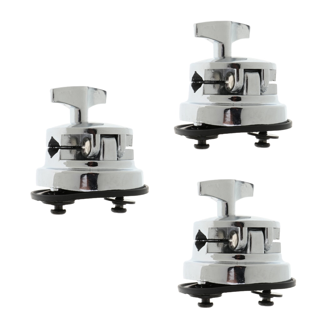 3 Stuks Drum Bodem Houder Bodemplaat Rack Klem Tom Drum Mount Beugel Voor Drum Set Kit