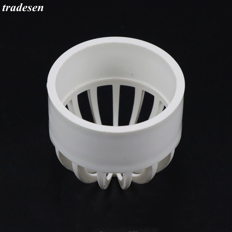 2-5Pcs I.D20-110mm PVC Vent Cap Filter Isolation Screen Water Tank Permeable Joint Aquarium Seafood Pool Overflow Pipe Fittings
