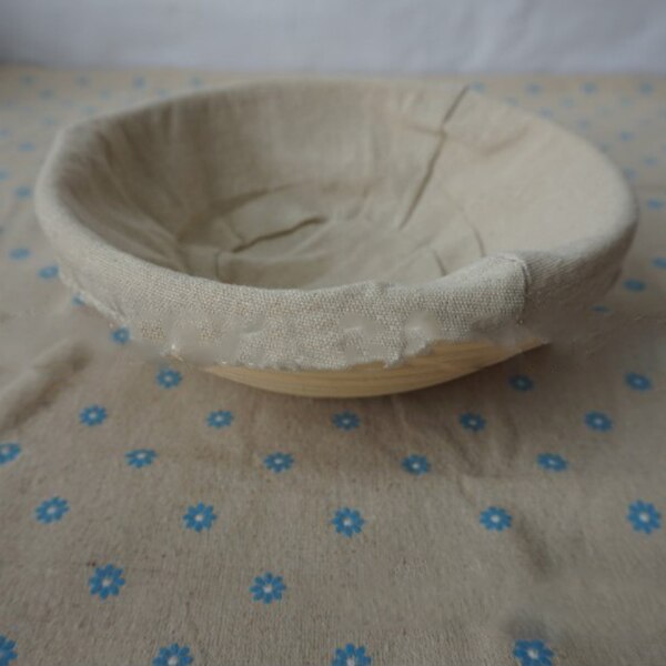 Shgo-round banneton proofing-korgset brod form oblekt naturligt sockerrörsbakningssats med tygfoder