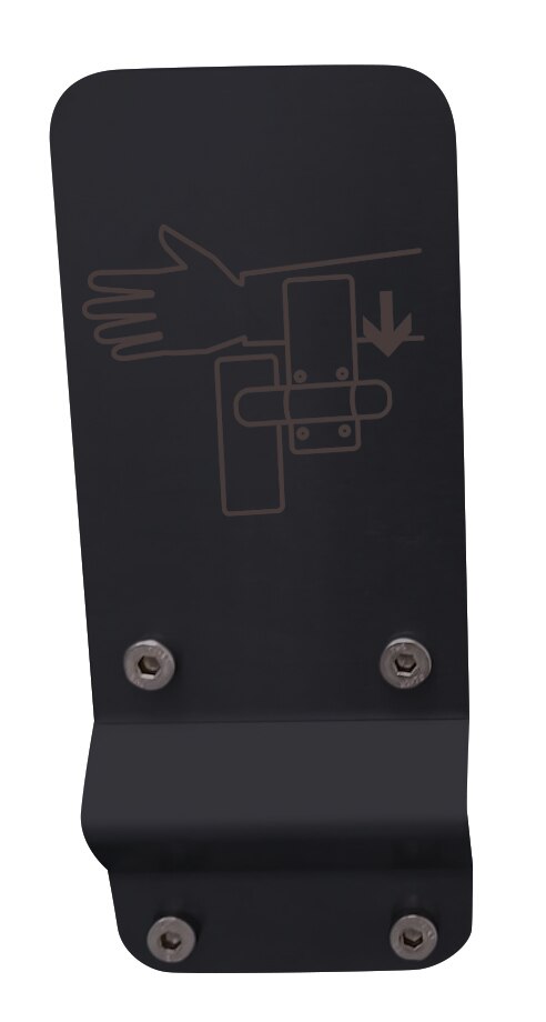 Arregui Spipo Manilla SEG040-04 Solución para abrir puerta sin tocar la manilla, color negro