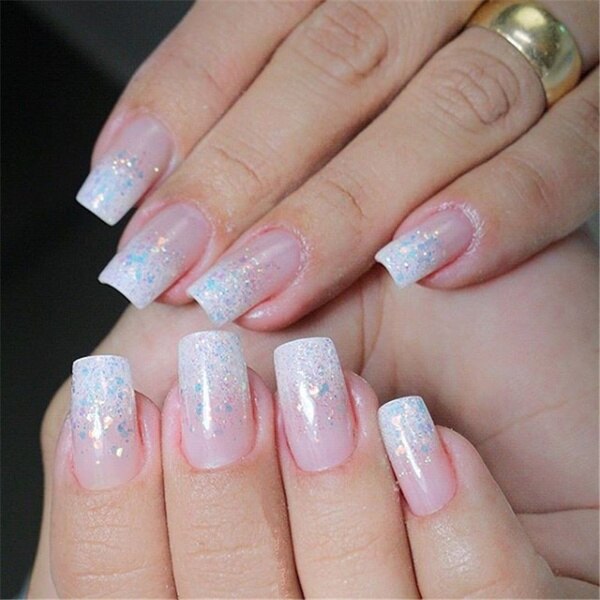 30 Stks/set Nail Extension Fiber Fibernails Nail Acryl Tips Set Glasvezel Nails Extension Pack Glasvezel Nagels Building Gel