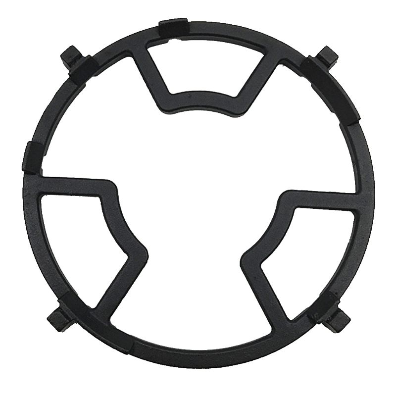 Soporte de hierro fundido para sartén, estante de soporte para quemador de Gas, fogones, accesorios de cocina para el hogar, 1 unidad
