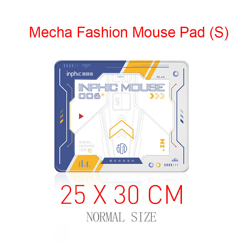 INPHIC PD60 Mouse pad for Office Gaming Use Sci-Fi Mecha Style Mouse Mat 25X30CM