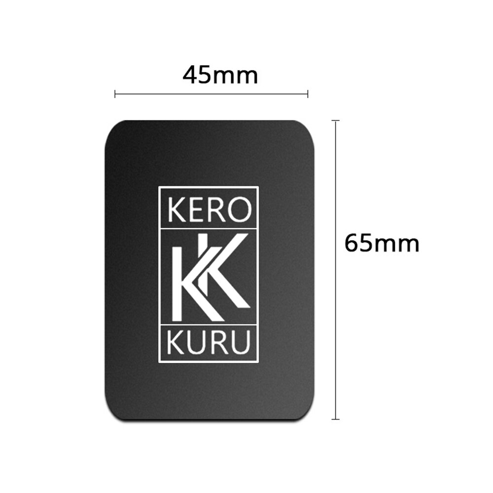 Placa magnética de Metal para teléfono móvil, soporte Universal de hierro para IPhone, 1/3/5 unidades: 1Pcs 45x65