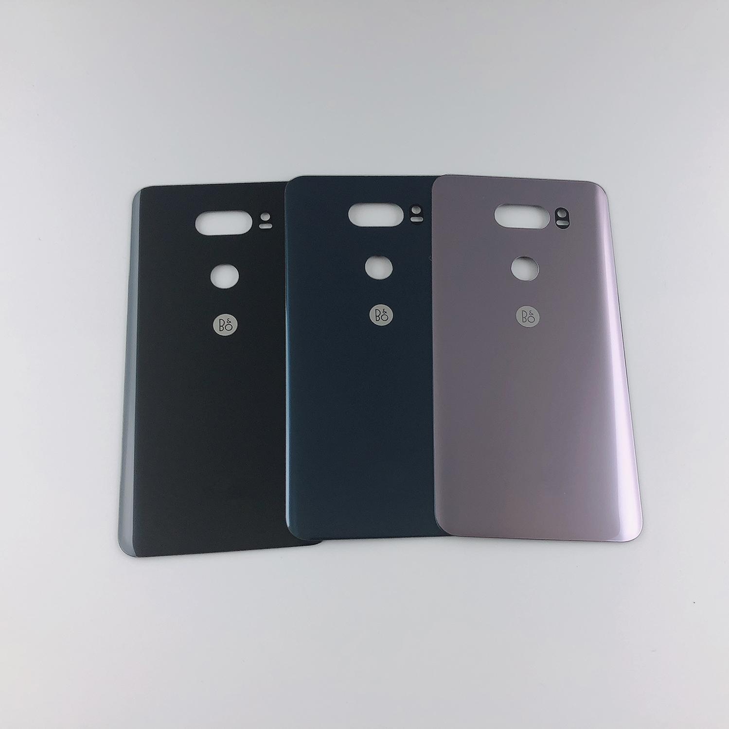 Originele Voor Lg V30 +/V30 VS996 LS998U H933 LS998U H930 Behuizing Back Glas Batterij Cover + Sticker