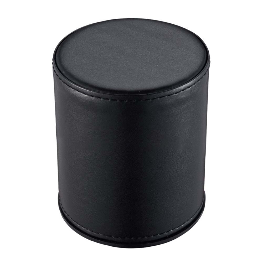 Bar Leather Black Dice Cup Dicebox Zonder Lade Of Dobbelstenen