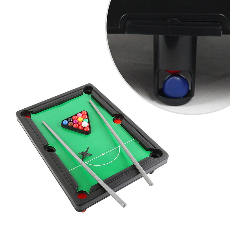 Mini Tabletop Pool Set American Billiard Game Sports Snooker Toys Home Indoor Game for Kids