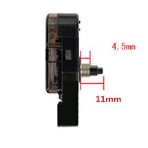 Mecanismo de reloj de pared precision 12888, 8/11/13/16/19/22mm, máquina de movimiento de cuarzo, Kit de reparación de Manos negras, sustitución de herramienta con gancho: 4.5mm   11mm