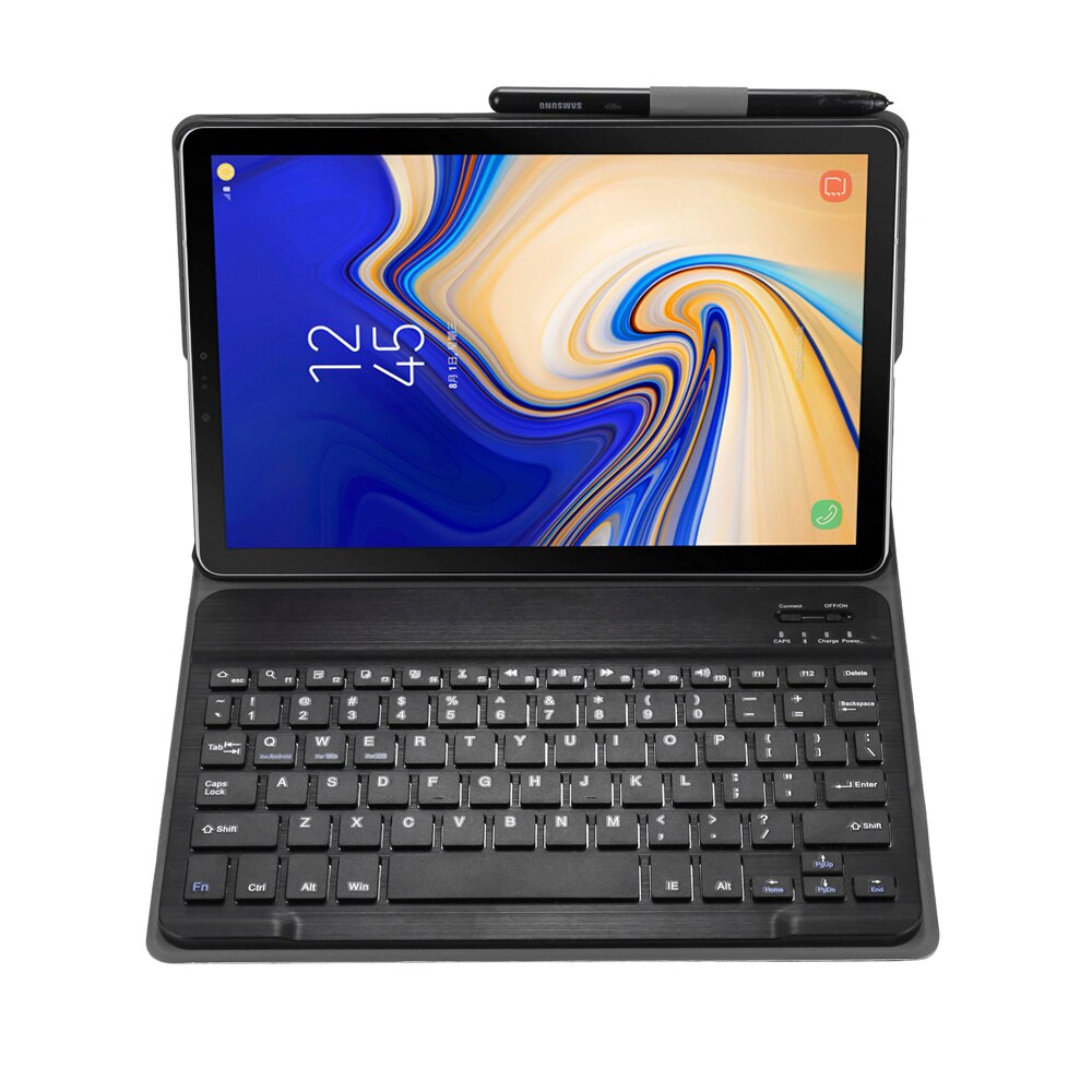 Etui na klawiaturę Bluetooth do Samsung Galaxy Tab A 10.1 2019 klawiatura bezprzewodowa etui na klawiaturę etui na klawiaturę odpinany futerał ochronny