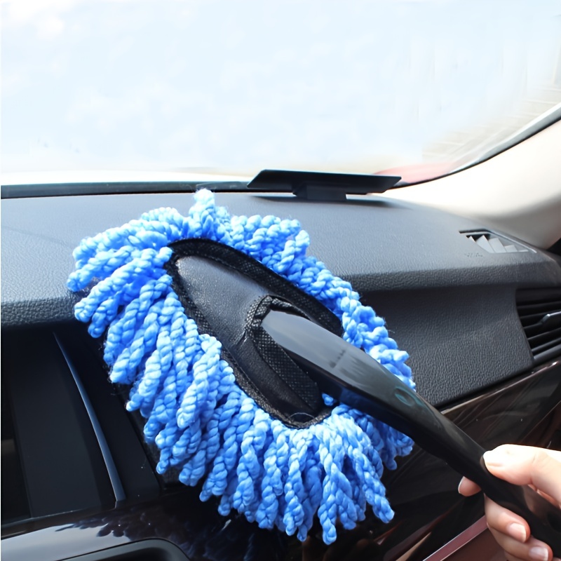 Auto Stofverwijdering Kleine Stofdoek Veeg Auto Zachte Borstel Reinigingsborstel Mini Borstel Stofverwijderingsborstel Nanovezel Auto-interieur