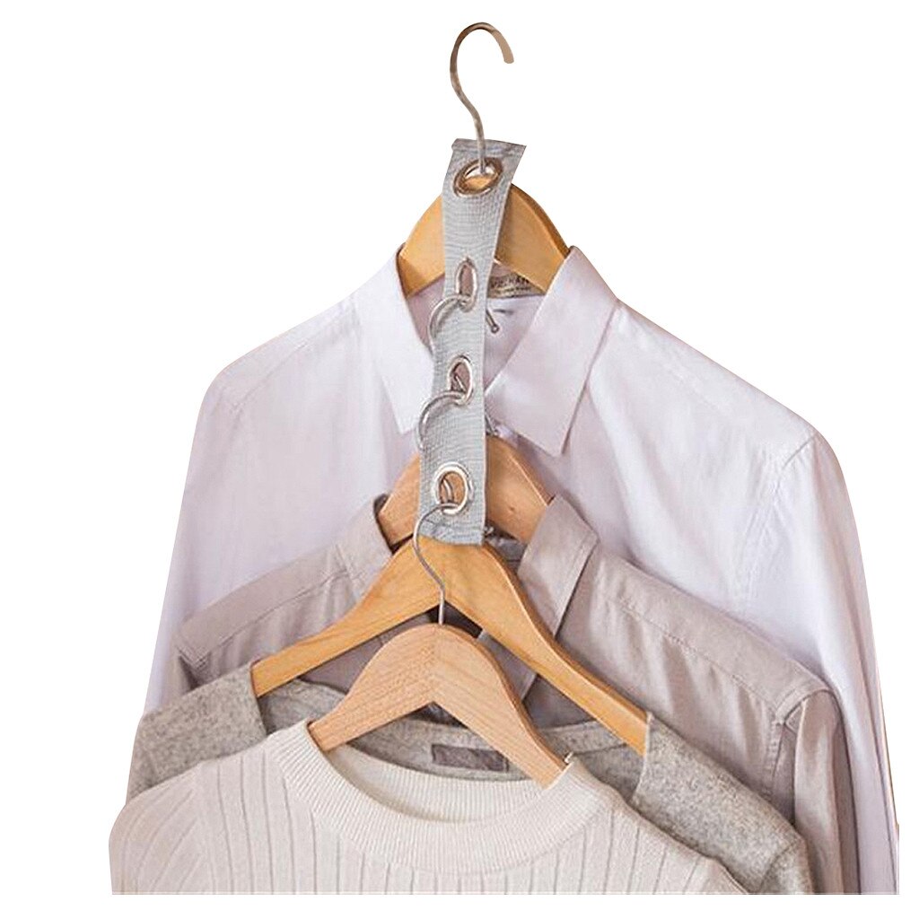 Closet Hanger Wonder Space Save Magic Extension Connection Clothing Rack Band Christmas Fast And Dropingg