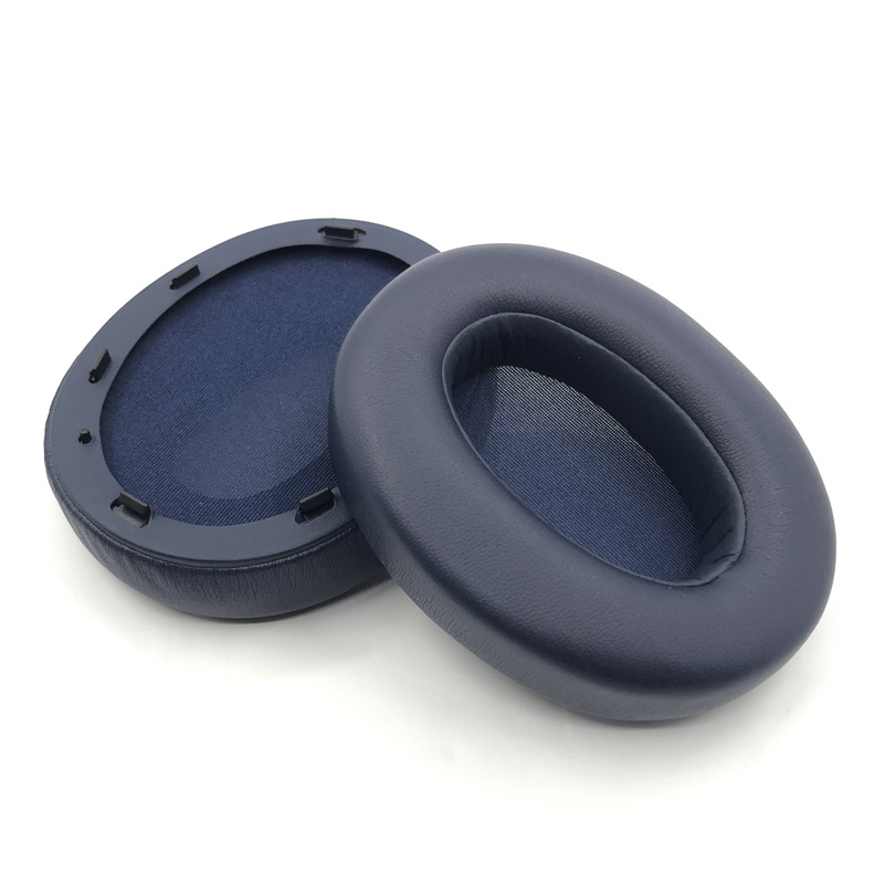Almohadillas de repuesto respetuosas con la piel para auriculares Sony WH-XB910N, almohadillas de espuma suave de 5,30: Azul oscuro