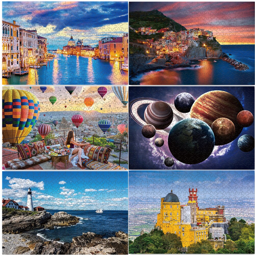 Bay Majestät Pull 300 Blatt Papier Puzzle Erwachsene Landschaft Tier Pädagogisches Spielzeug Hersteller Direct Selling Anpassbare Bearb