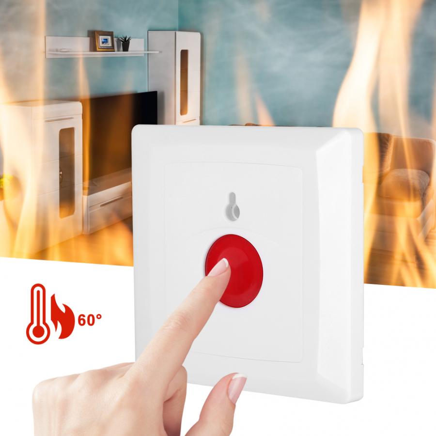 5Pcs SOS Emergency Call Switch Alarm Home Fire Safety Button Device 12V/24V/250V Emergency Call Alarm