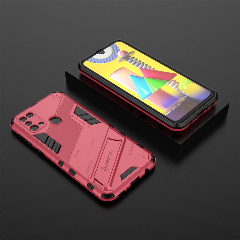 Pour Samsung M31 étui 6.4 robuste armure magnétique béquille Protection coque de téléphone pour Samsung M31 M 31 SM-M315F M315 couverture arrière: Or