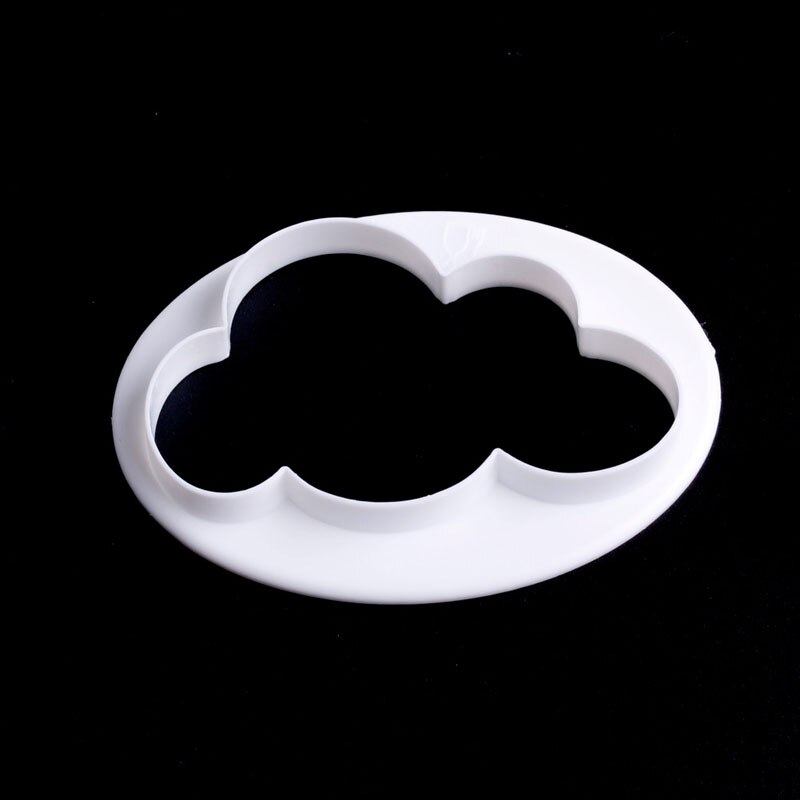 5 stuks 3d wolken plastic fondant uitstekers cakevorm suikercraft mal decoratiegereedschap