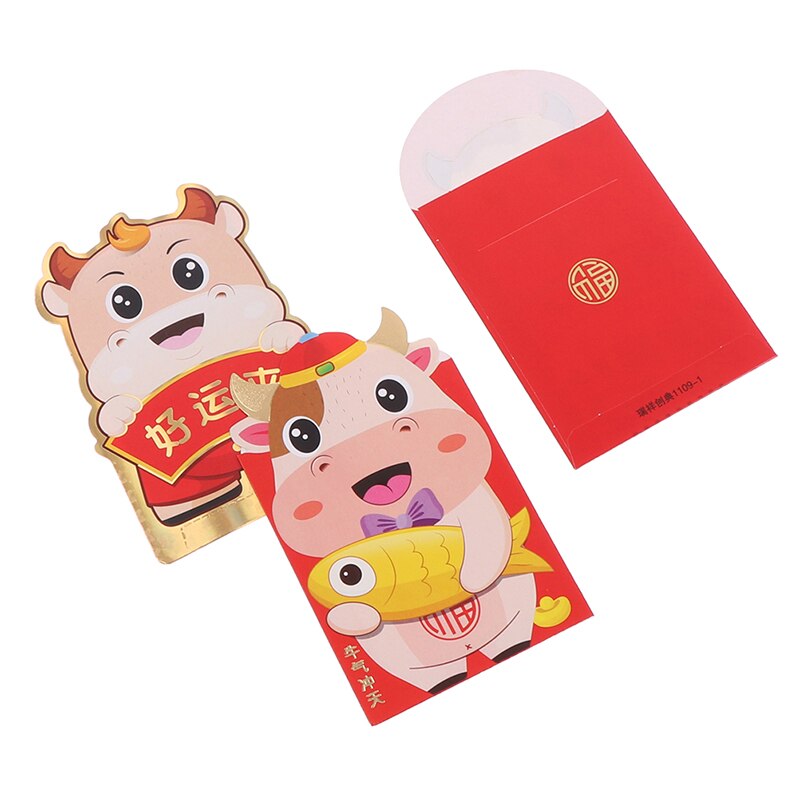 6pcs Chinese Red Envelope Year Spring Festival Envelope For Chinese Year