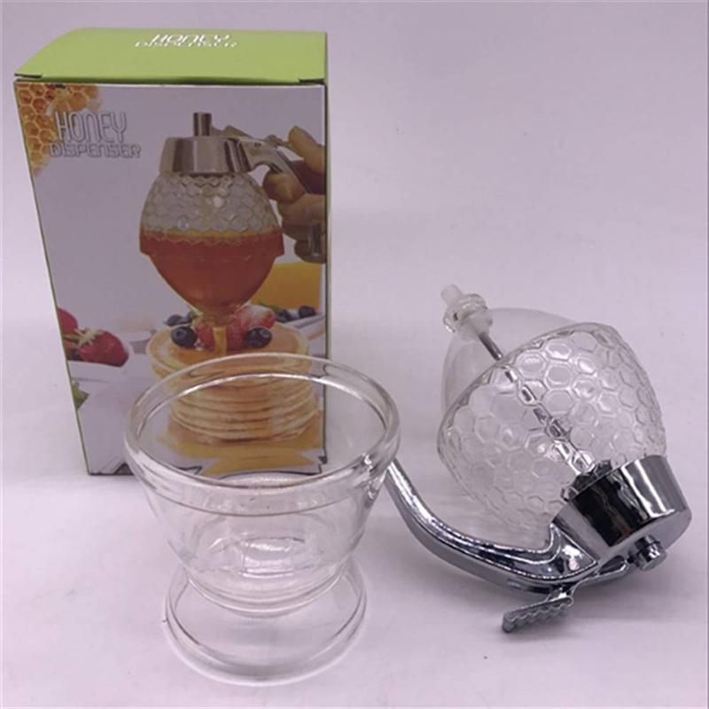 Honing Dispenser Siroop Dispenser Honing Jar Container Acryl Opslag Pot