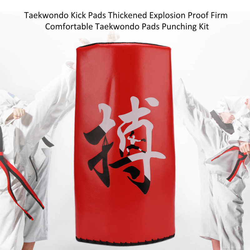 Kickboxing pads kit de perfuração usar resistente espessamento taekwondo kick pads para taekwondo treinamento