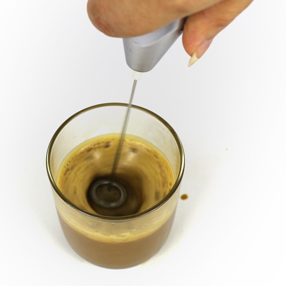 Elettrico mini Maniglia Frullino per le uova Bevanda Calda di Caffè Latte Ugello Foamer Frullino miscelatore Maschera FAI DA TE Treater Succo Agitatore gadget Da Cucina