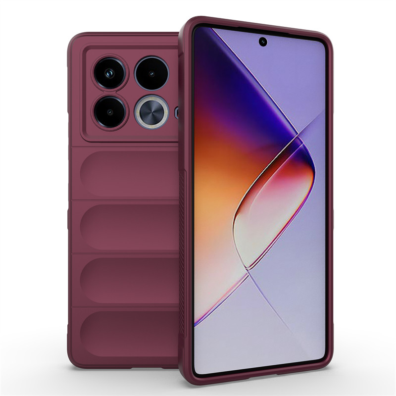 For Infinix Note 40 5G Case Infinix Note 40 5G Cover Original Luxury TPU Shockproof Protective Phone Cover Infinix Note 40 5G: Dark purple