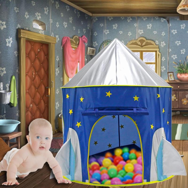 Składane domek robić zabawy dla dzieci-maluch statku kosmicznego namiot robić zabawy, promuje zdrowe zdatność i rozwoju mięśni