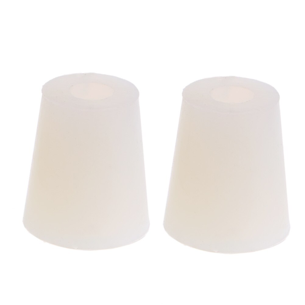2 Pièces Silicone Bouchon En Caoutchouc Avec Trou Sas Barboteur Vanne Vin Bière: Bleu