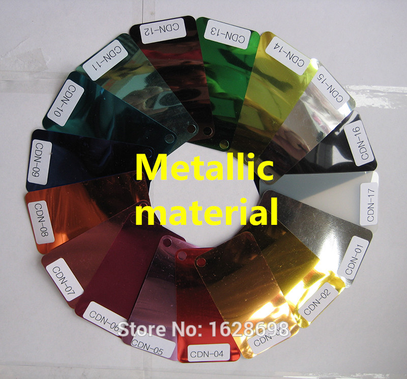 CDN-13 green color Metallic Transfer Films, Heat Transfer Metalized Film, Metalized Film Packaging