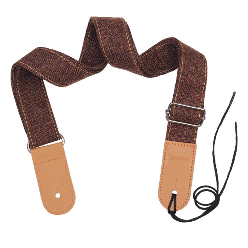 Adjustable Electric Guitar Strap Holders PU Leather Ends Acoustic Guitar Bass Strap Belt Accessories