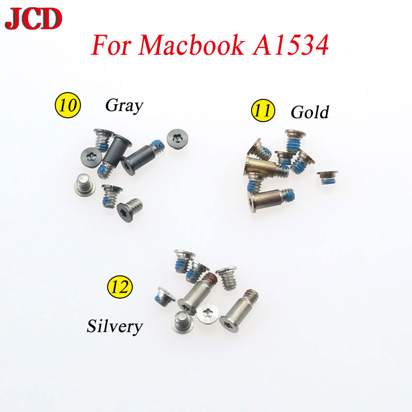 JCD Laptop Bottom Case Screw For Macbook Pro Retina A1278 A1286 A1297 A1398 A1425 A1502 MC975 MC976 MD212 set screw A1706 A1534