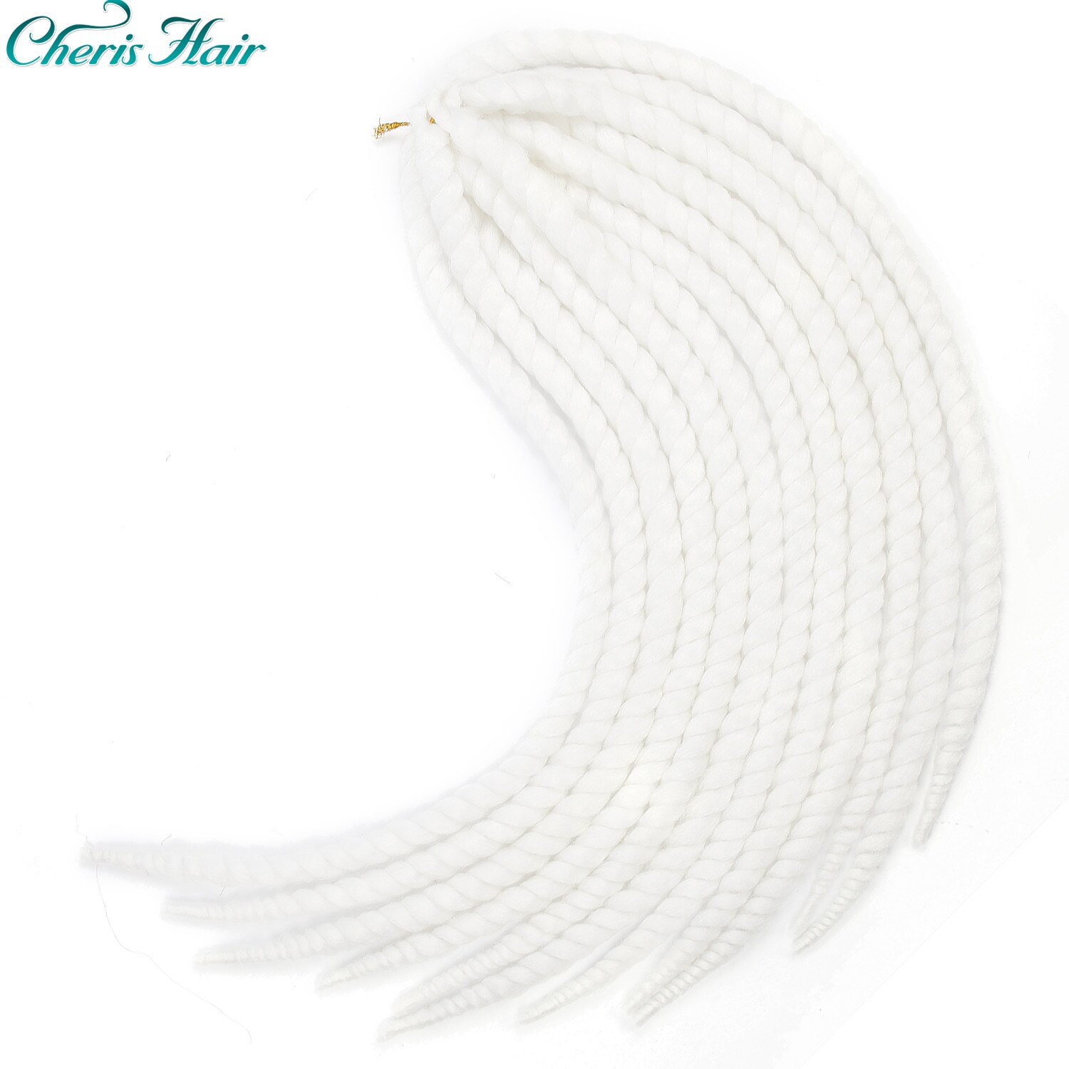 Tresses sénégalaises bouclées bouclées en Fiber synthétique, de grande taille, de couleur ombrée, tresses au Crochet, 22 pouces: n ° 2