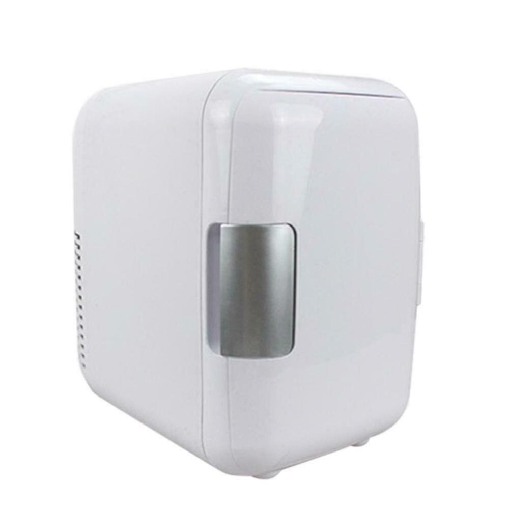 4L Mini Fridge Refrigerator Portable Car Freezer Car Refrigerator Cooler Heater Universal Vehicle Parts: white